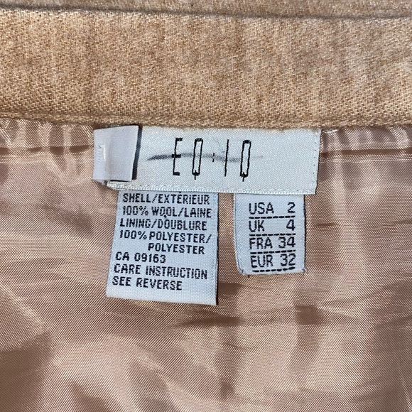 EQ•IQ Vintage Wool Skirt - Picture 6 of 9